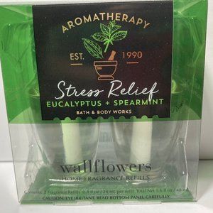 4 Bath & Body Works Wallflowers 2pk Eucalyptus